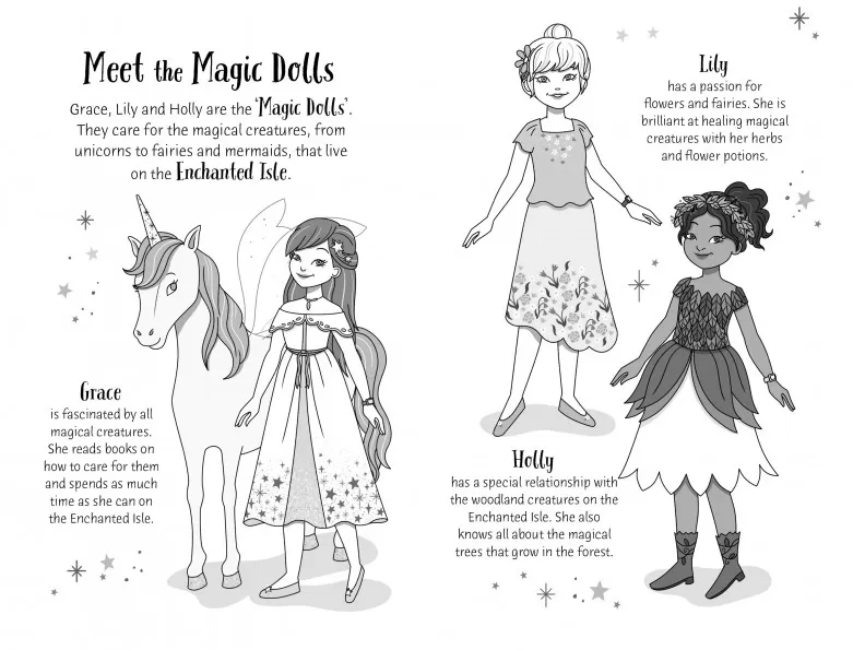Meet the Magic Dolls spread